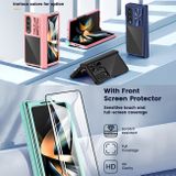 Plastový kryt Sliding na Samsung Galaxy Z Fold4 - Ružová a tyrkysová
