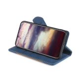 Peňaženkové kožené puzdro Skin Feel na Motorola Edge 30 Fusion - Modrá
