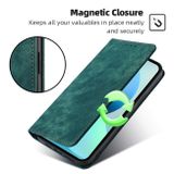 Peňaženkové kožené puzdro Brush na Motorola Edge 30 Fusion - Zelená