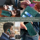 Peňaženkové kožené puzdro Brush na Motorola Edge 30 Ultra - Zelená