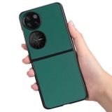 Plastový kryt LITCHI na Huawei P50 Pocket - Zelená