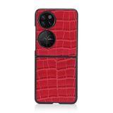 Plastový kryt BAMBOO na Huawei P50 Pocket - Červená