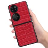 Plastový kryt BAMBOO na Huawei P50 Pocket - Červená