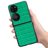 Plastový kryt BAMBOO na Huawei P50 Pocket - Zelená