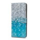 Peňaženkové puzdro na Samsung Galaxy S20 - 3D Pattern -Sea Water Sand