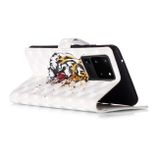 Peňaženkové puzdro na Samsung S20 Ultra -3D Pattern - Tiger
