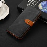 Peňaženkové kožené puzdro KHAZNEH na Motorola Edge 30 Ultra - Čierna