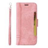 Peňaženkové kožené puzdro BETOPNICE na Xiaomi 12 Lite – Ružová