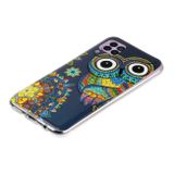 Gumený kryt na Huawei P40 Lite - Luminous -Blue Owl