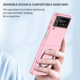 Plastový kryt Magsafe na Samsung Galaxy Z Flip4 - Ružová