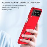 Plastový kryt Magsafe na Samsung Galaxy Z Flip4 - Červená
