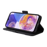 Peňaženkové kožené puzdro BETOPNICE na Samsung Galaxy A23 5G - Čierna