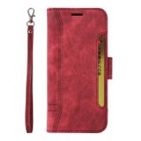 Peňaženkové kožené puzdro BETOPNICE na Samsung Galaxy A73 5G - Červená