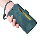 Peňaženkové kožené puzdro BETOPNICE na Honor X8 4G 2022 – Zelená