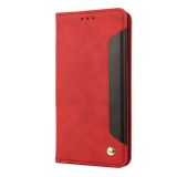 Peňaženkové kožené puzdro SKIN FEEL na Motorola Moto G42 - Červená