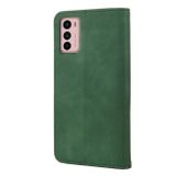 Peňaženkové kožené puzdro SKIN FEEL na Motorola Moto G42 - Zelená