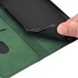 Peňaženkové kožené puzdro SKIN FEEL na Motorola Moto G42 - Zelená