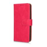 Peňaženkové kožené puzdro Skin Feel na Motorola Edge 30 Neo - Ružovo červená