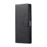Peňaženkové kožené puzdro LC.IMEEKE na Samsung Galaxy A04s – Čierna