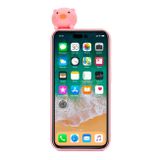 Gumený kryt CORTOON na iPhone 14 Pro Max - Cute Pig