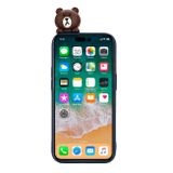 Gumený 3D kryt na iPhone 14 Pro Max - Bear