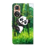 Peňaženkové 3D puzdro na Honor 50 - Panda Climbing Bamboo