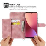 Peňaženkové kožené puzdro FLOWERS na Xiaomi 12X – Ružová