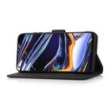 Peňaženkové kožené puzdro KHAZNEH na Samsung Galaxy S23 Ultra 5G – Čierna