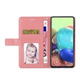 Peňaženkové kožené puzdro Y-SHAPED na Samsung Galaxy A04s – Ružová