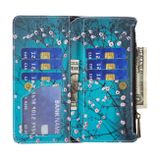 Peňaženkové 3D puzdro COLORED na Samsung Galaxy A14 4G/5G - Kvet slivky