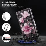 Peňaženkové 3D puzdro PAINTED na Samsung Galaxy A04s - Ružový kvet