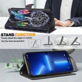 Peňaženkové 3D puzdro PAINTED na Honor X8 4G – Farebný lapač snov