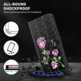 Peňaženkové 3D puzdro PAINTED na Honor X8 4G – Ruža