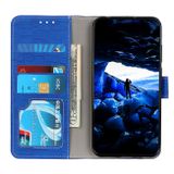 Peňaženkové kožené puzdro CROCODILE na Samsung Galaxy S23 Ultra 5G – Modrá