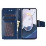 Peňaženkové kožené puzdro Crystal na Honor X8 5G/X6 - Kráľovská modrá
