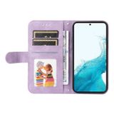 Peňaženkové kožené puzdro SKIN FEEL na Samsung Galaxy S23 Plus 5G – Fialová