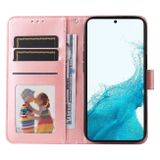 Peňaženkové kožené puzdro SUNFLOWER na Samsung Galaxy S23 Plus 5G – Ružová