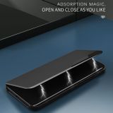 Knižkové puzdro Electroplating Mirror SIDE na Xiaomi 12T / 12T Pro - Čierna