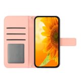 Peňaženkové kožené puzdro Skin Feel Sun Flower na Motorola Moto E20 / E30 / E40 - Ružová