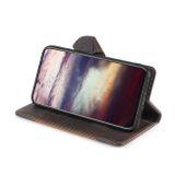 Peňaženkové kožené puzdro SKIN FEEL na Samsung Galaxy A04s – Hnedá