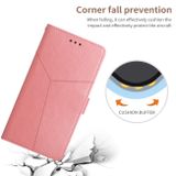 Peňaženkové kožené puzdro Y-SHAPED na Xiaomi 12 Lite – Ružová