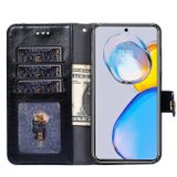 Peňaženkové kožené puzdro ZIPPER na Samsung Galaxy A04s – Čierna