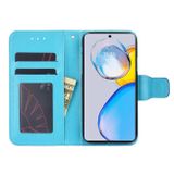 Peňaženkové kožené puzdro CRYSTAL na Samsung Galaxy A04s – Nebeská modrá