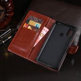 Peňaženkové kožené puzdro na Samsung Galaxy M21 -red