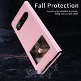 Kožený kryt Mature na Samsung Galaxy Z Fold4 - Ružová Liči