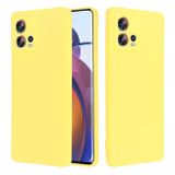 Gumený kryt Pure Color na Motorola Edge 30 Fusion - Žltá