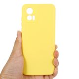 Gumený kryt Pure Color na Motorola Edge 30 Neo - Žltá