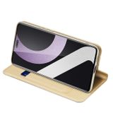 Peňaženkové kožené puzdro DUX DUCIS na Xiaomi 12 Lite – Zlatá