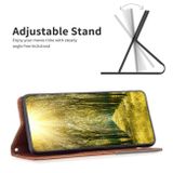 Peňaženkové kožené puzdro PRISMATIC na Samsung Galaxy A54 5G – Hnedá