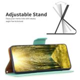 Peňaženkové kožené puzdro LITCHI na Samsung Galaxy A54 5G – Zelená